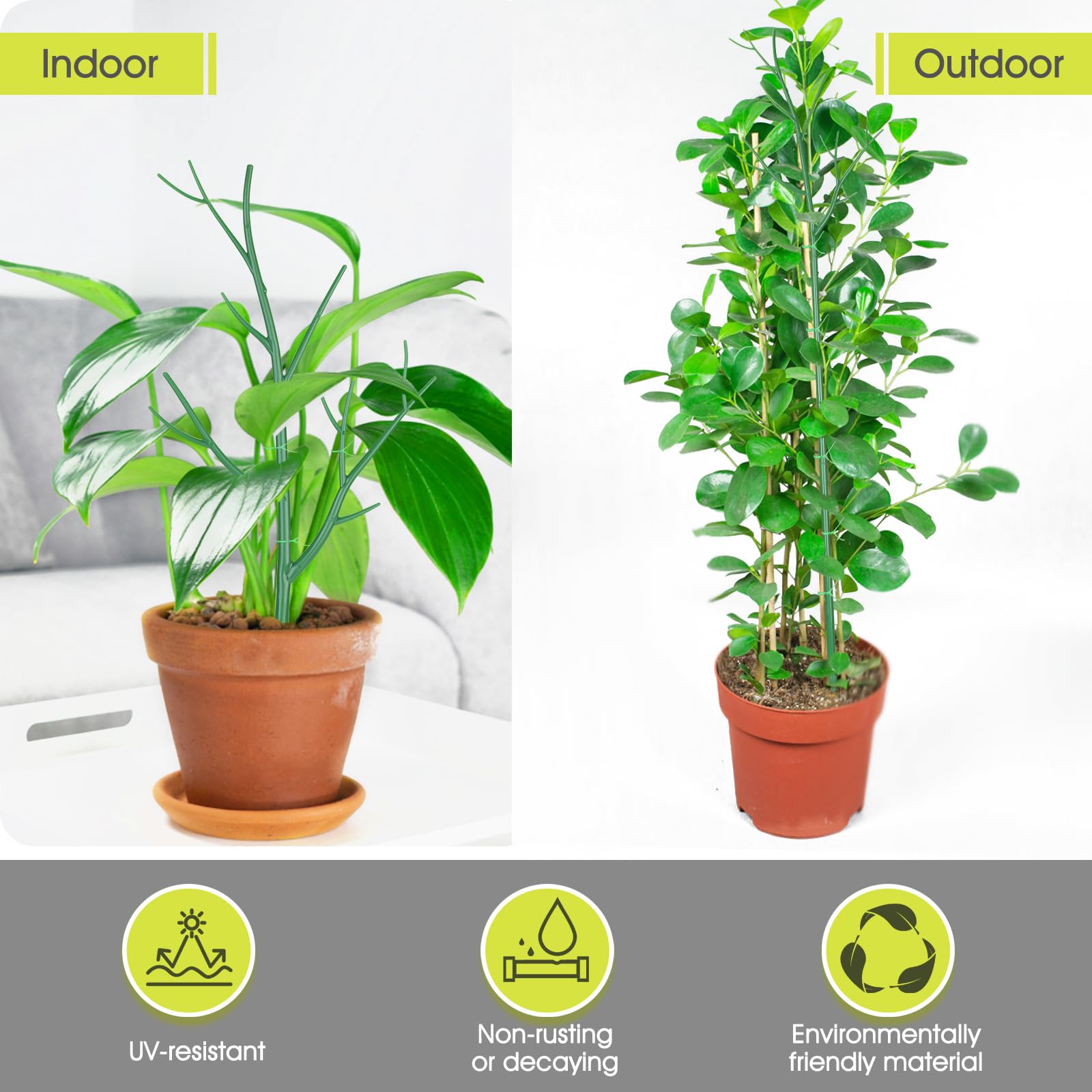 AOM bundled garden ties and plant tape showing complete kit convenience