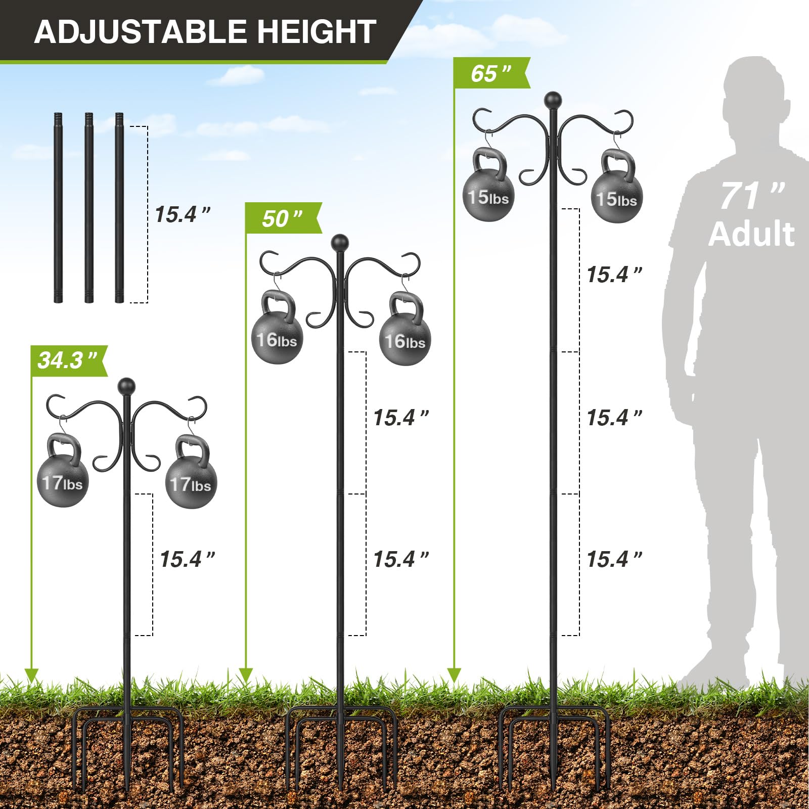 AOMGD close-up of hook curves and welded joints highlighting durability and stylish vintage look