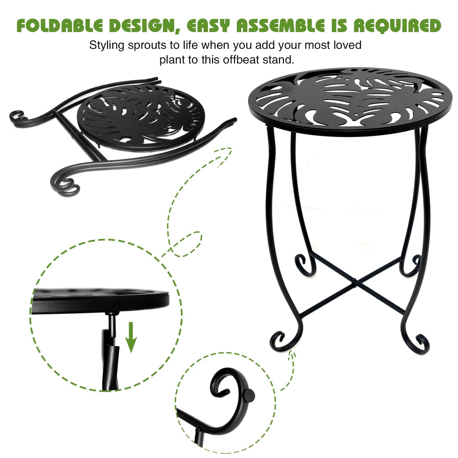 Aonagi assembled table and packaging showing easy assembly and ready-to-use setup