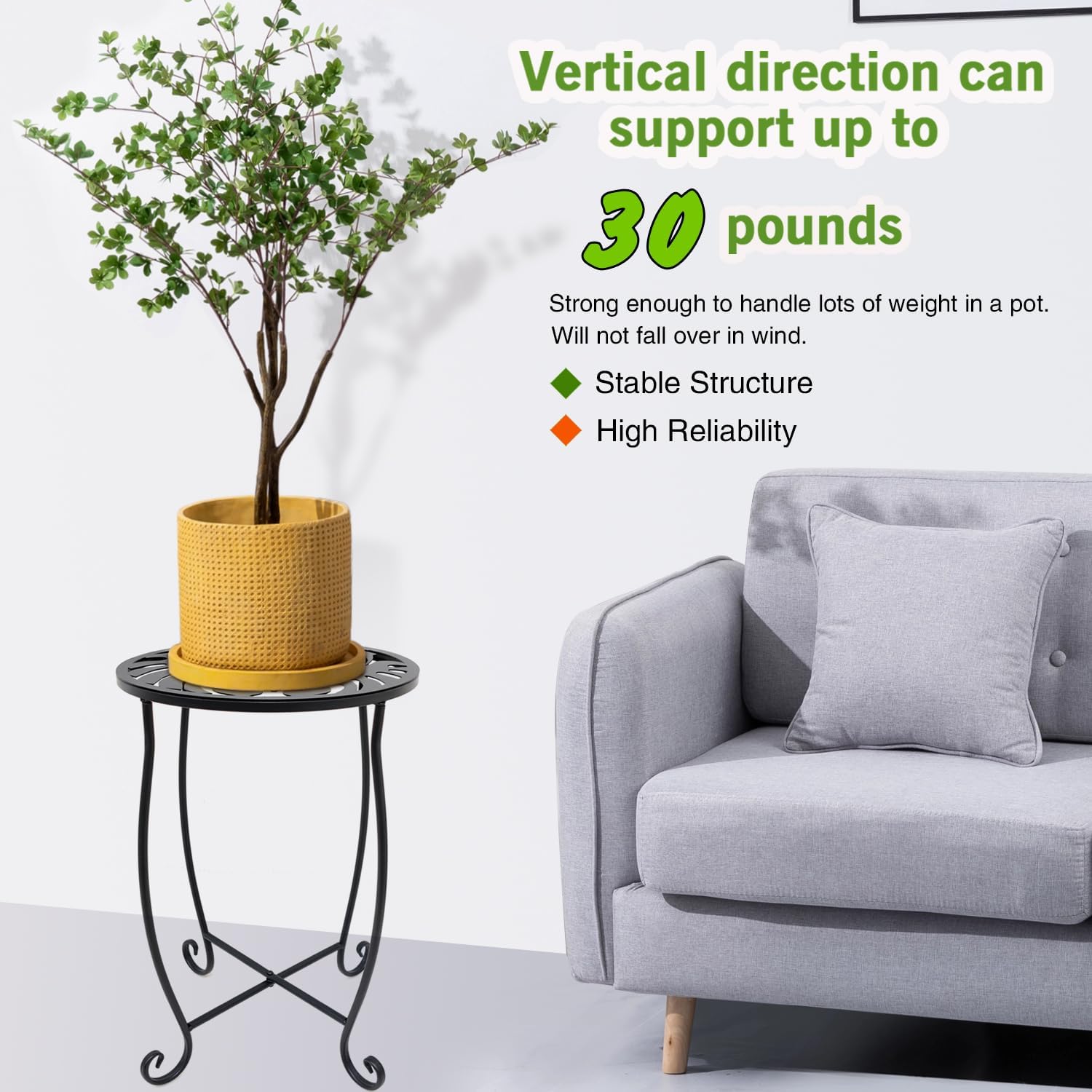Aonagi used as plant stands with succulents demonstrating space-saving vertical display