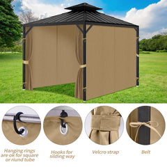 aonear detailed fabric texture highlighting waterproof and UV-resistant durability