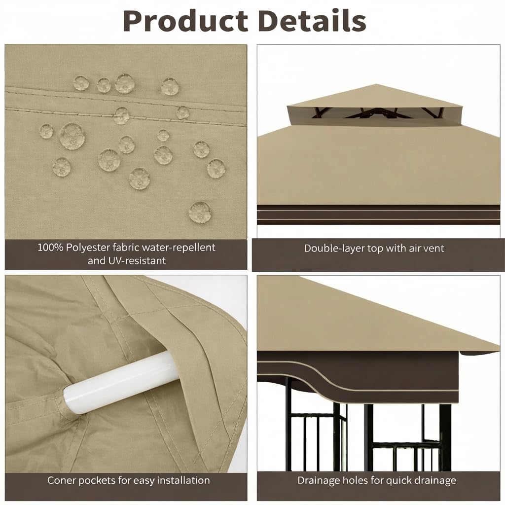 aonear canopy next to person for size and scale clarity before purchase