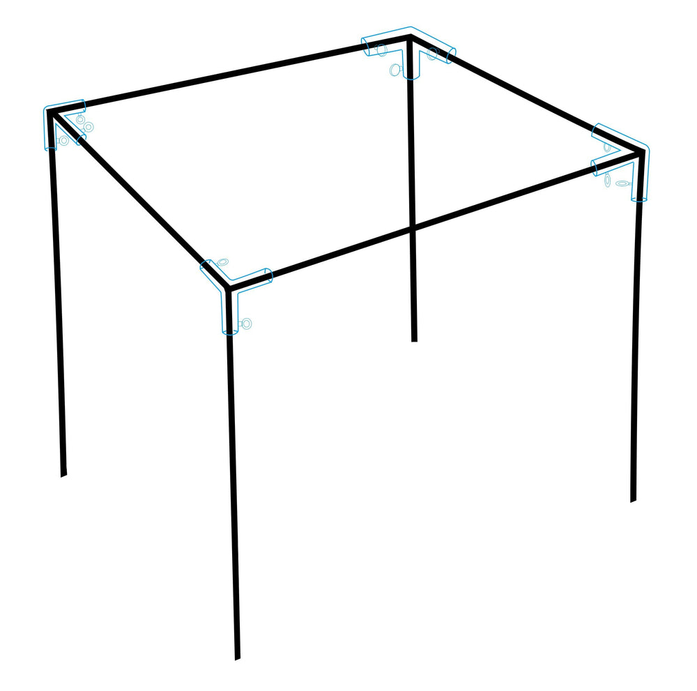Aoneky used in batting cage application improving frame rigidity and safety
