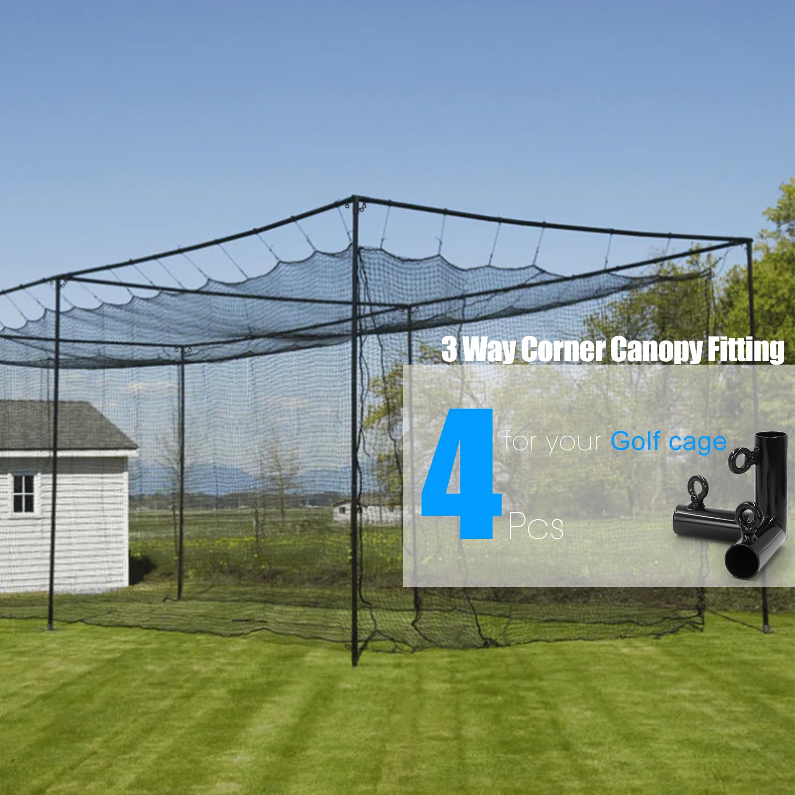 Aoneky fitted on canopy frame providing stable corner support during events