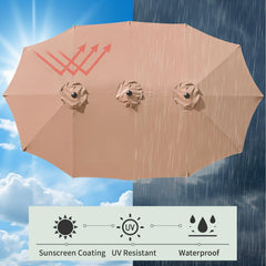 AONETOZ close-up fabric texture highlighting durable polyester weave and water-repellent finish