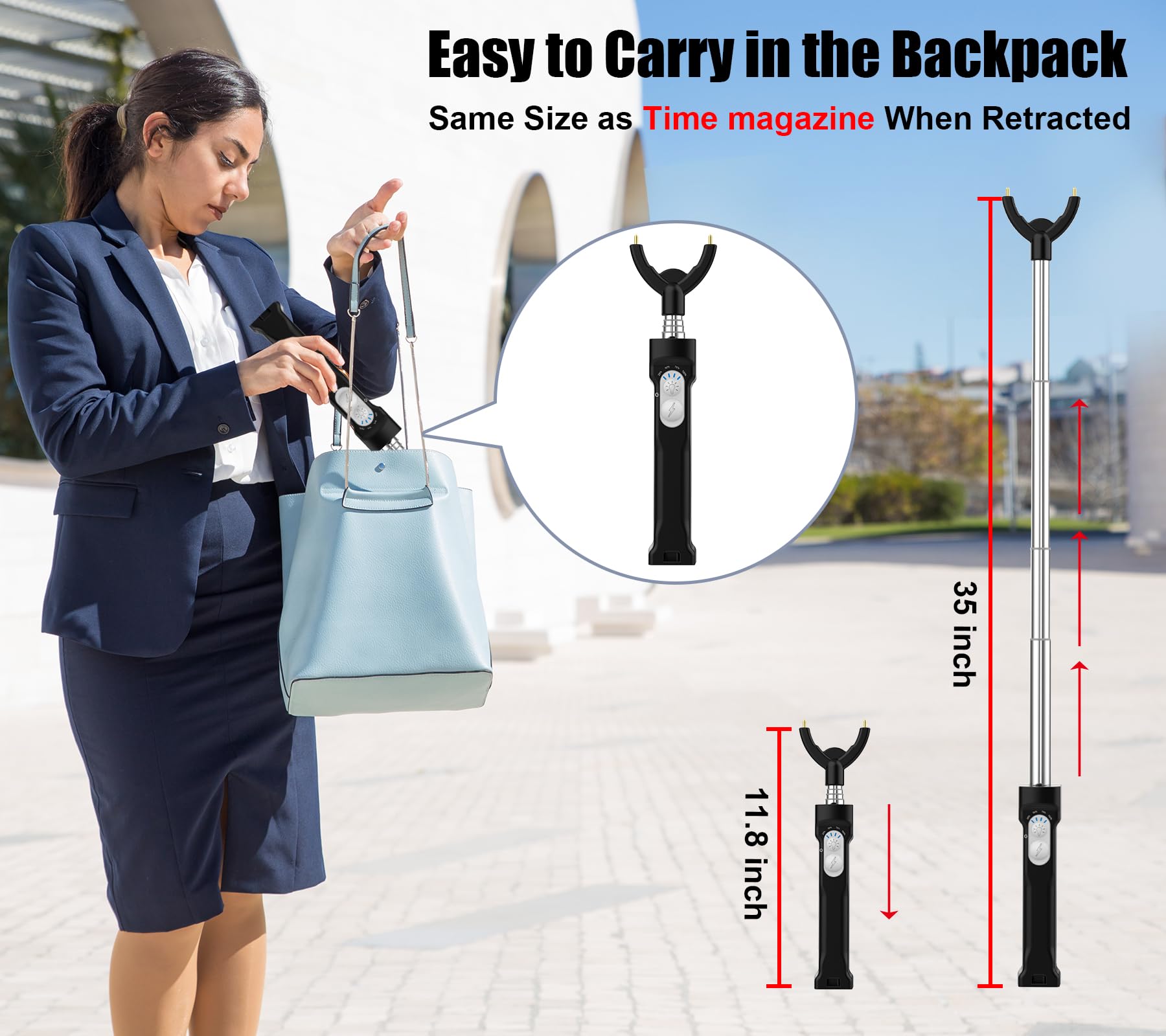 Aooccder prod folded compact in pocket for convenient farm storage and transport