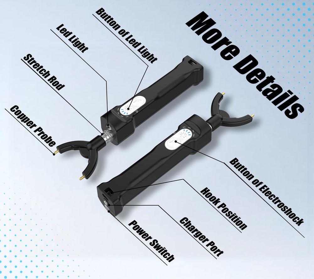 Aooccder cattle prod being used to guide cattle calmly for efficient movement