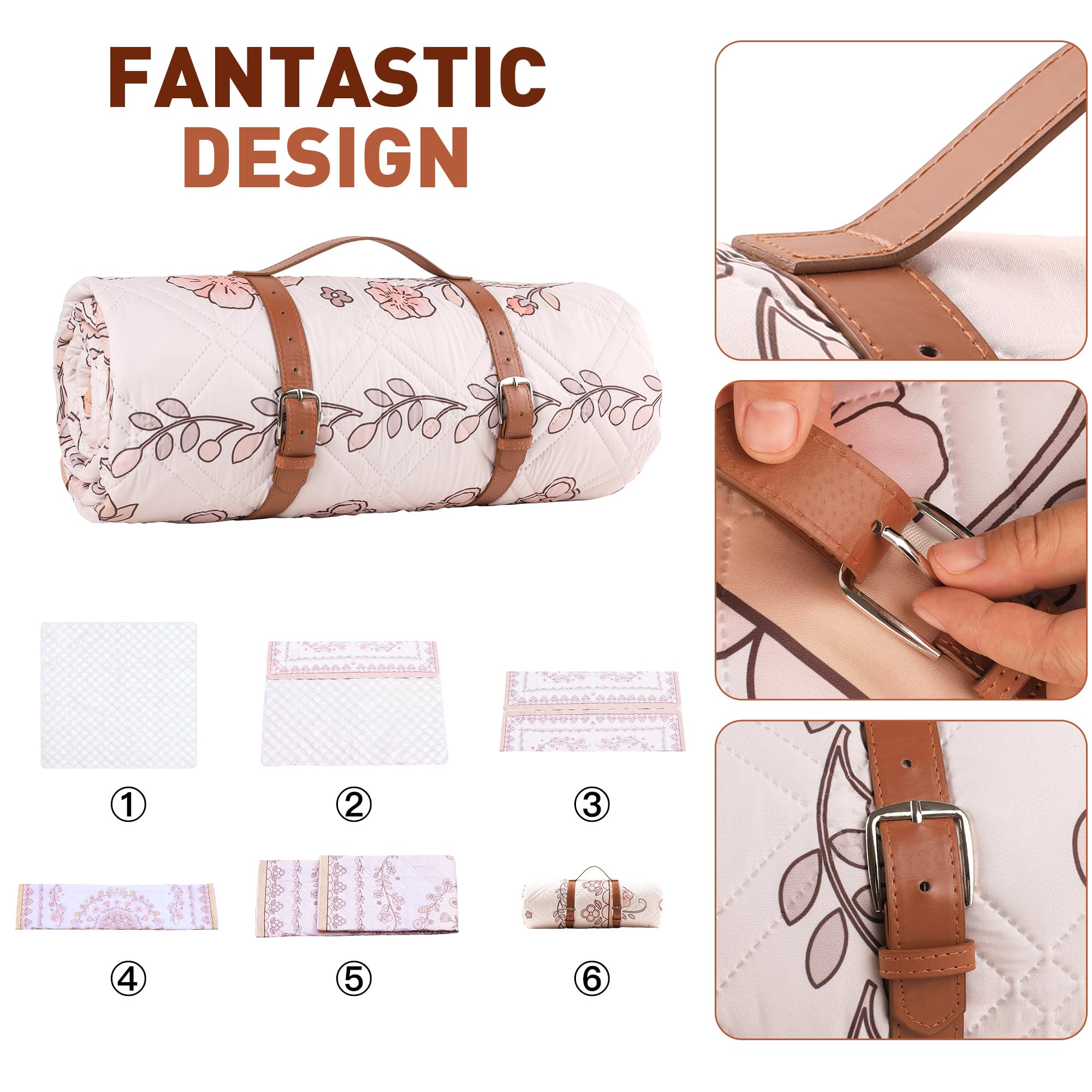 aoole boho picnic mat on beach setting keeps sand and moisture away for dry seating