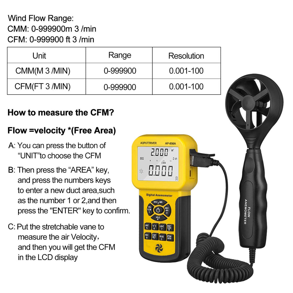 AOPUTTRIVER 856A connected to laptop via USB for data logging and report export