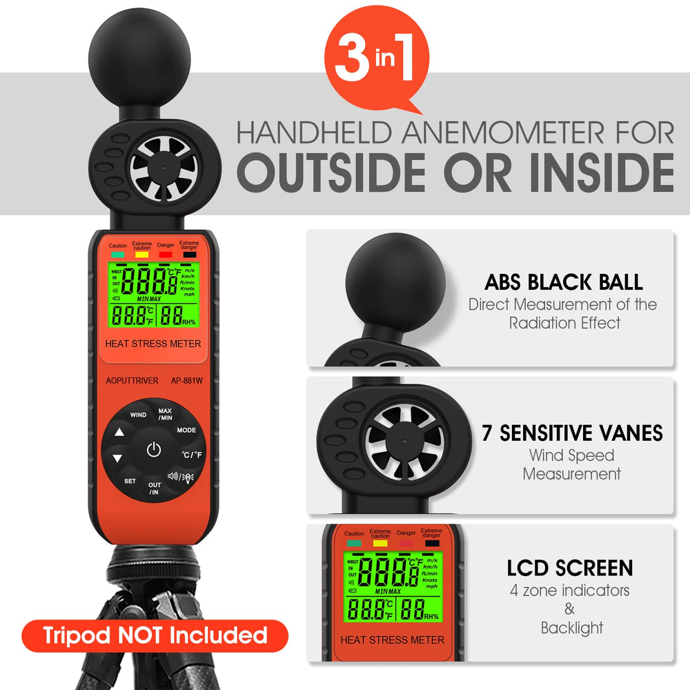 AOPUTTRIVER AP-881W handheld use demonstrating portability and fast checks