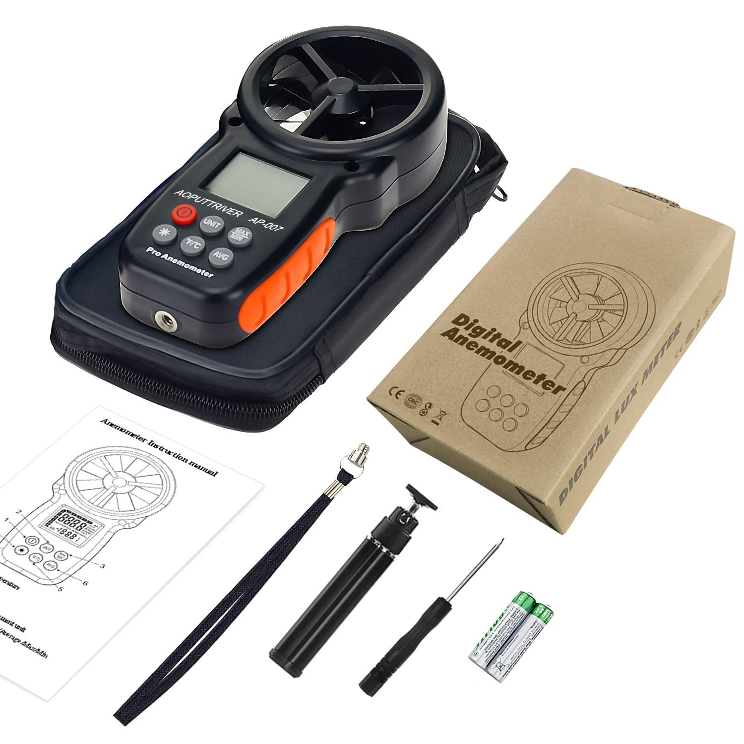 AOPUTTRIVER case and accessories showing ready-to-use kit protection