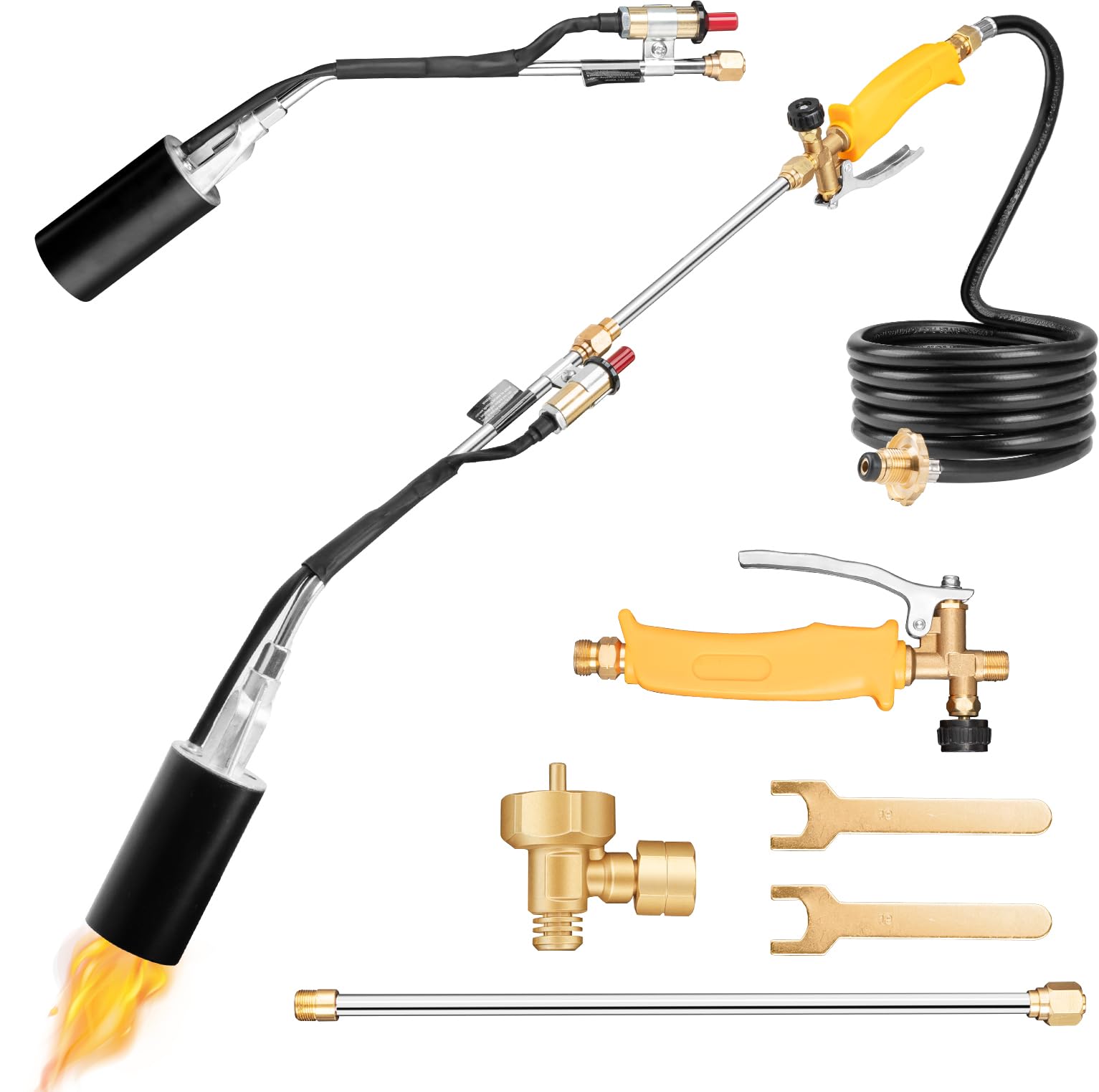 AOREWTGGH front packaging showing full torch kit and benefits