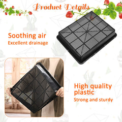 aoriher catch tray closeup demonstrating water containment and easy watering benefit