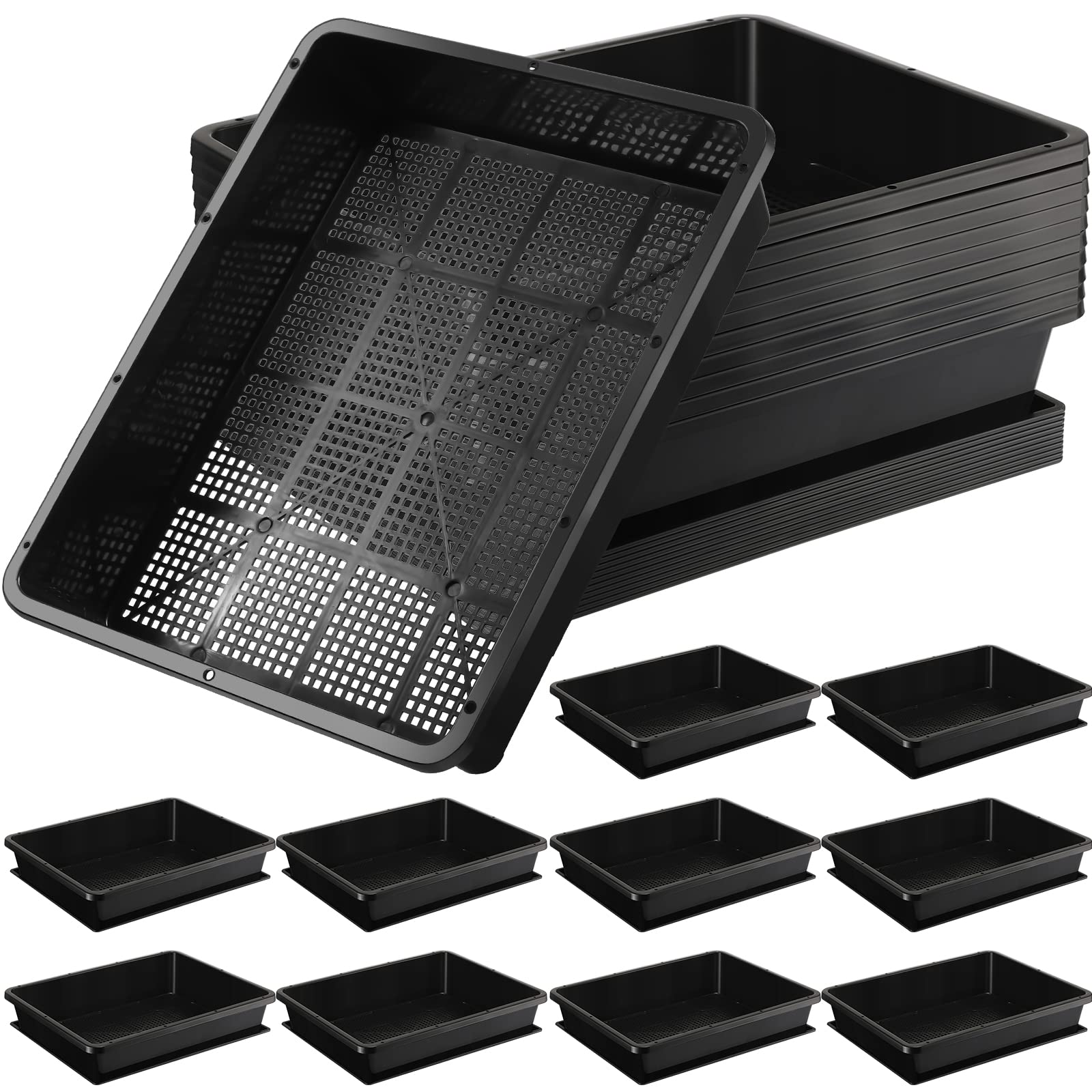 aoriher front view of mesh and catch set showing organized starter system benefit