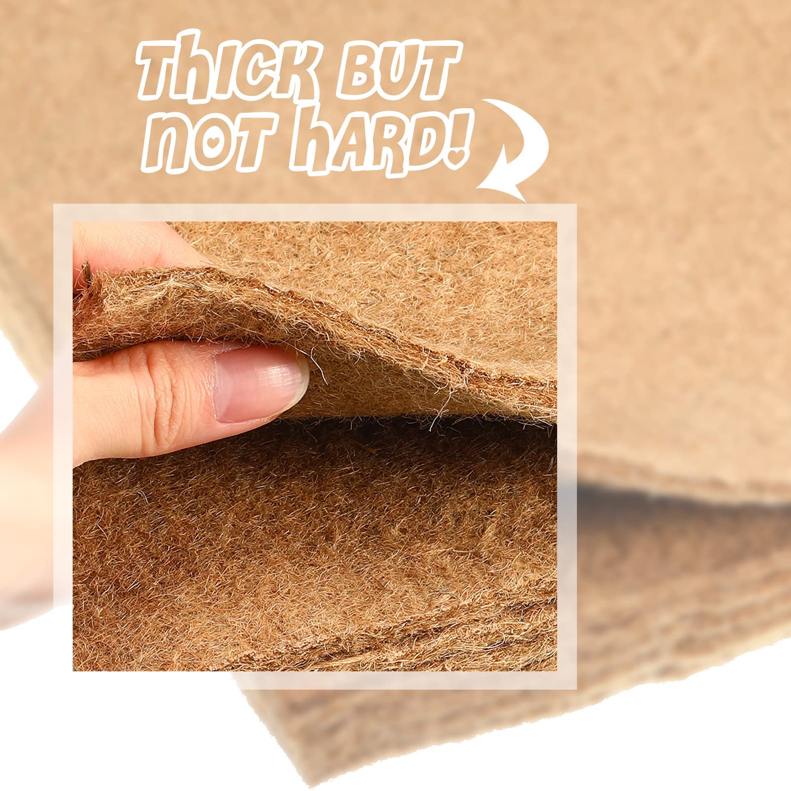 Stacked Aoriher mats cut to size illustrating customizable layers for extra cushioning