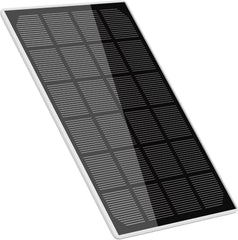 aosu solar panel front view showing compact design and easy swap benefit
