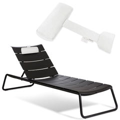 AOSYCO front view showing compact headrest and stable profile for comfort