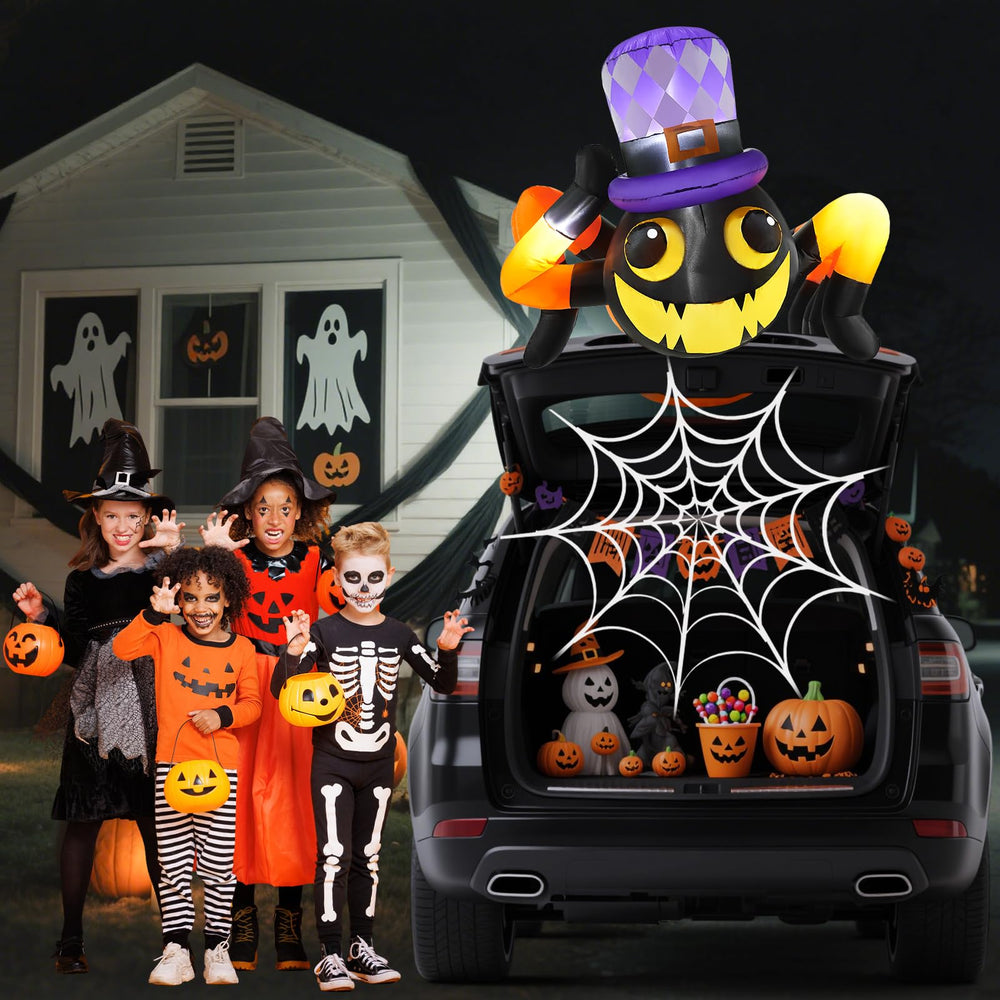 Aotiooy family trunk or treat lifestyle scene showing kid-friendly entertainment benefit