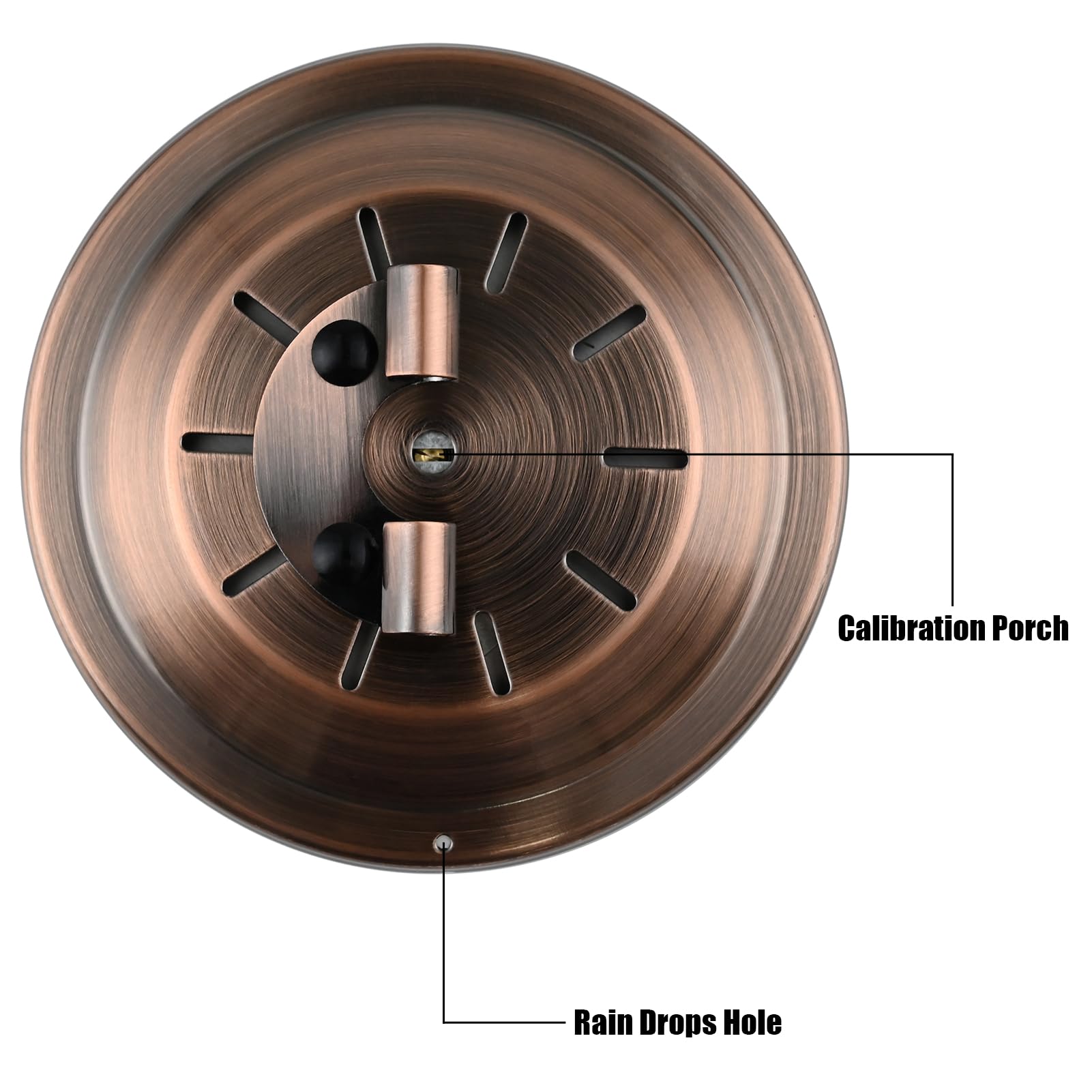 Aowutus brass texture and patina detail benefit: durable corrosion resistance