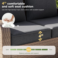 Aoxun back cushion close-up showing fluffy PP cotton for comfortable support