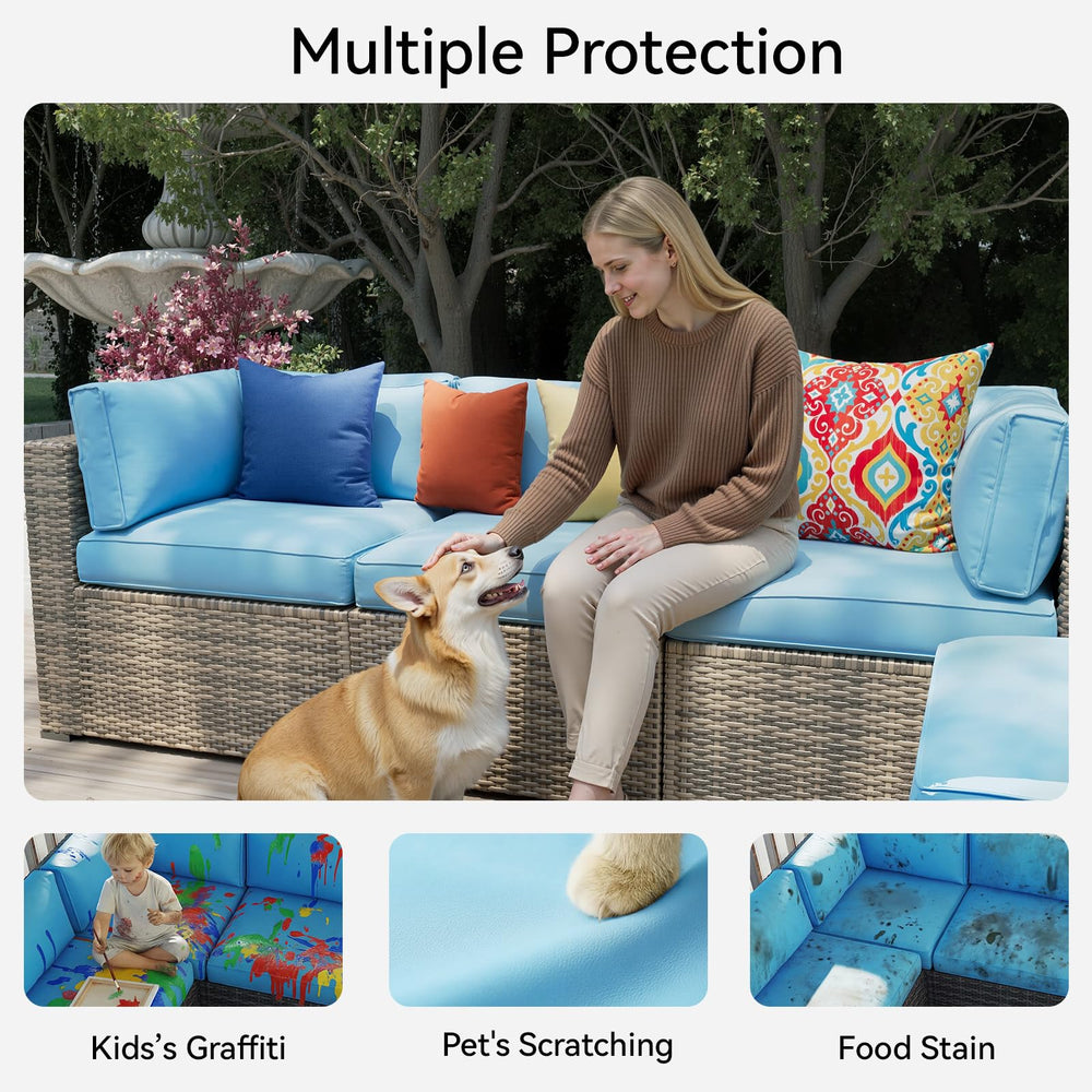 Aoxun non-slip silicone dots on underside ensuring stable cushions on seats
