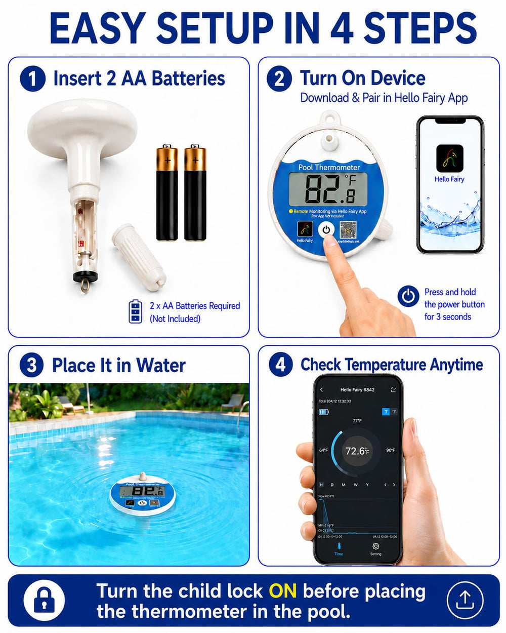 Aoycocr in a hot tub depicting convenient monitoring for comfort