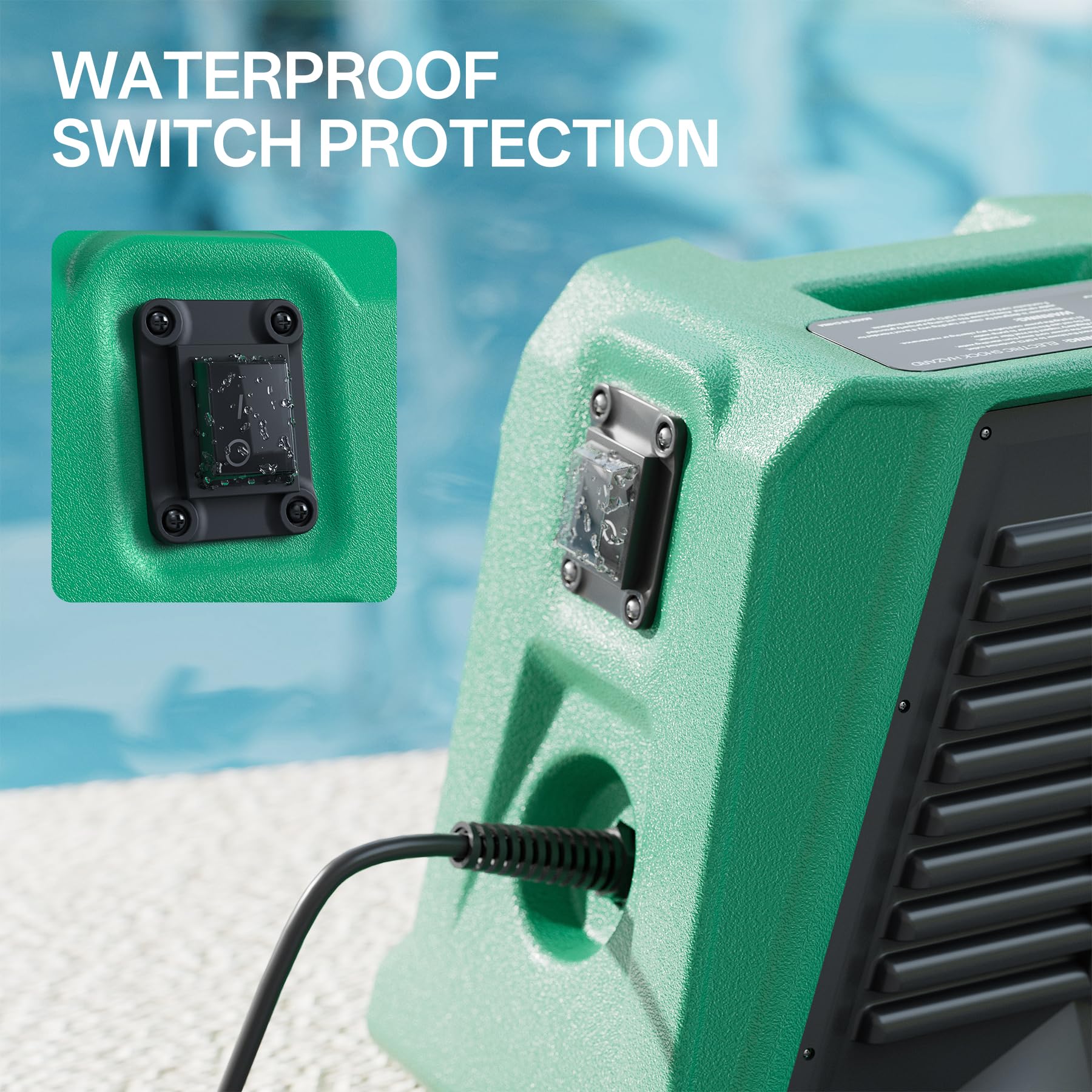 Aoypalp hose adapters attached for quick line connection benefit