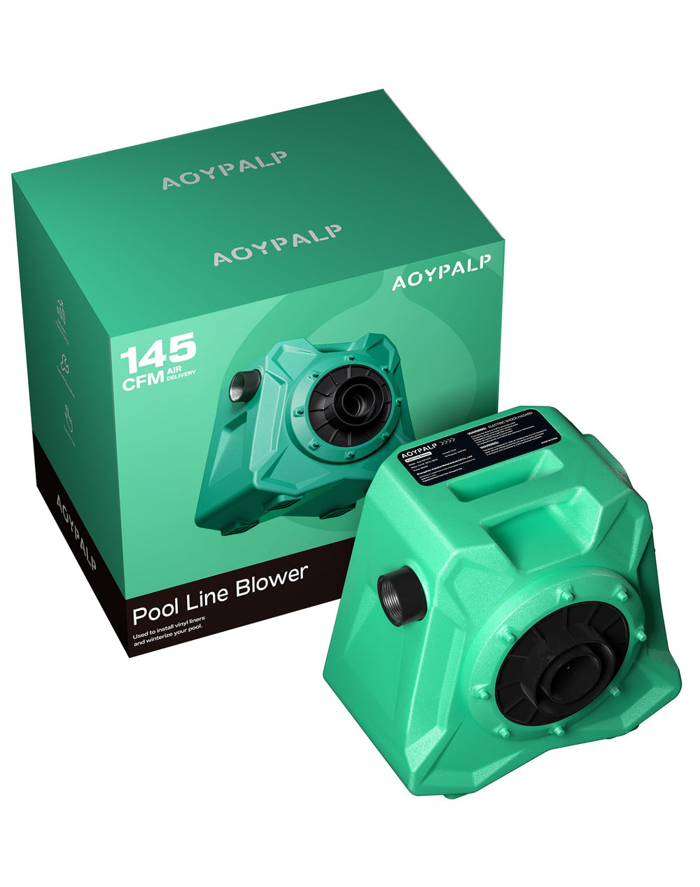 Aoypalp next to tools for scale showing lightweight 14 lb advantage