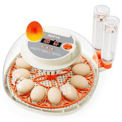 Apdoe front view showing compact incubator and clear dome for easy monitoring