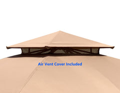 APEX GARDEN close-up of canopy seam showing reinforced stitching and durability