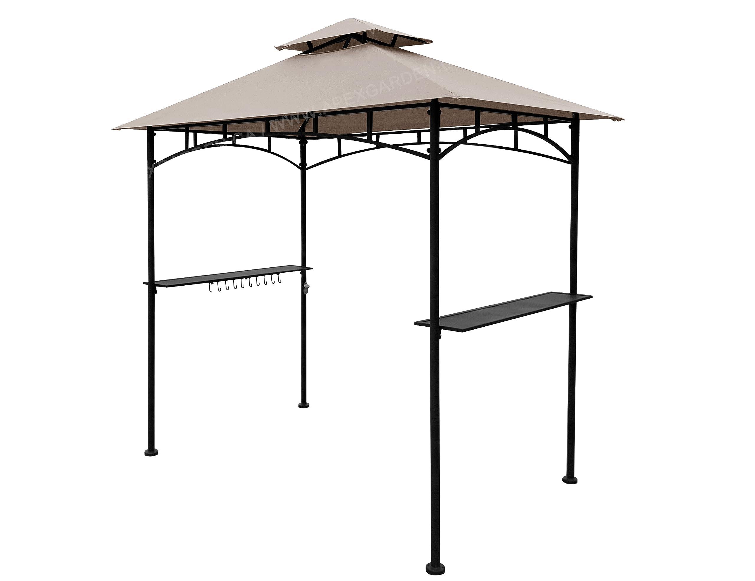 APEX GARDEN front view canopy top showing fit and shade benefit