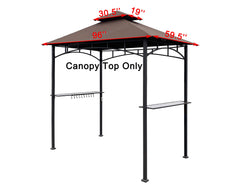 APEX GARDEN canopy top installed on frame demonstrating size and shelter benefit