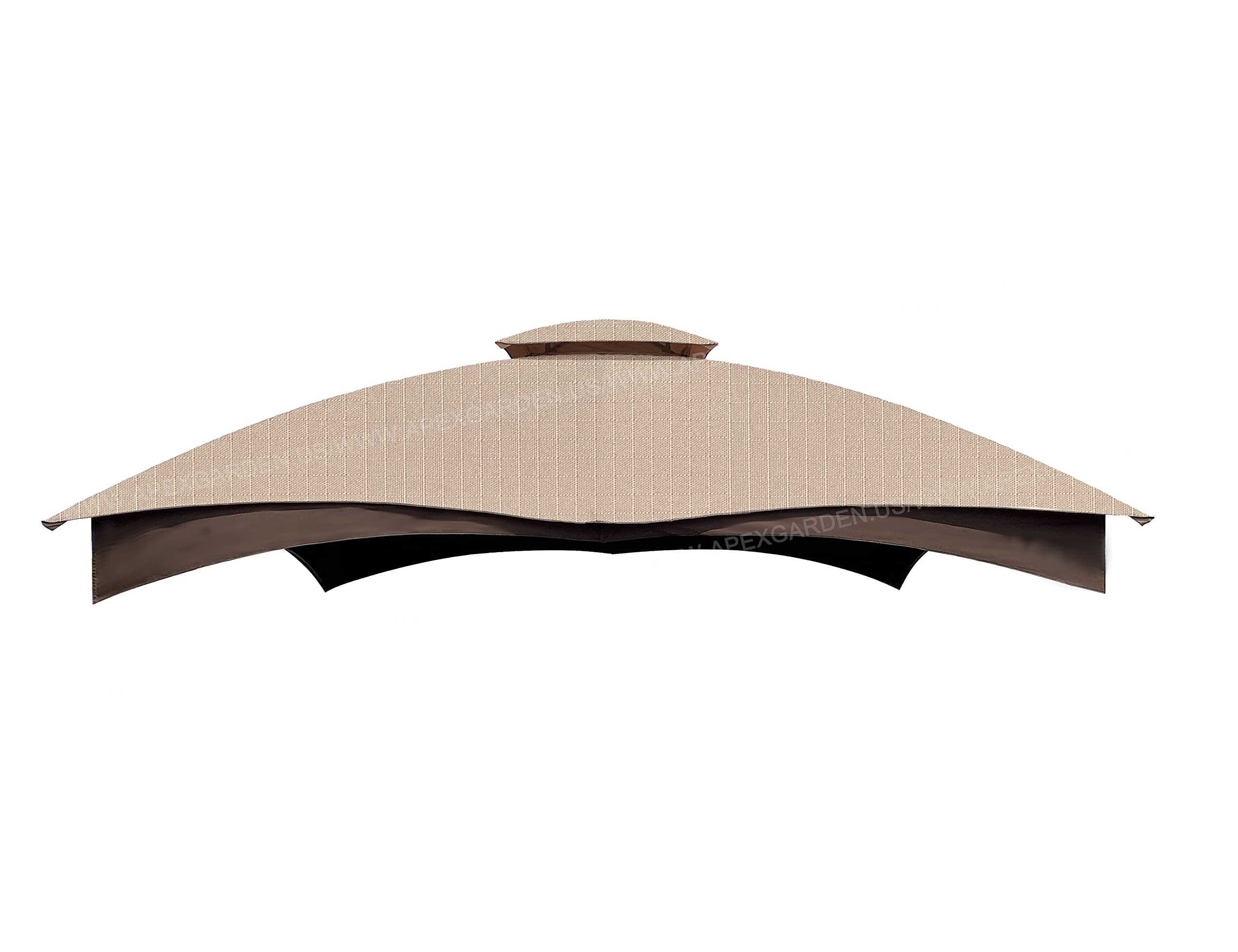 APEX GARDEN canopy vent and seam detail, designed for airflow and reinforced durability