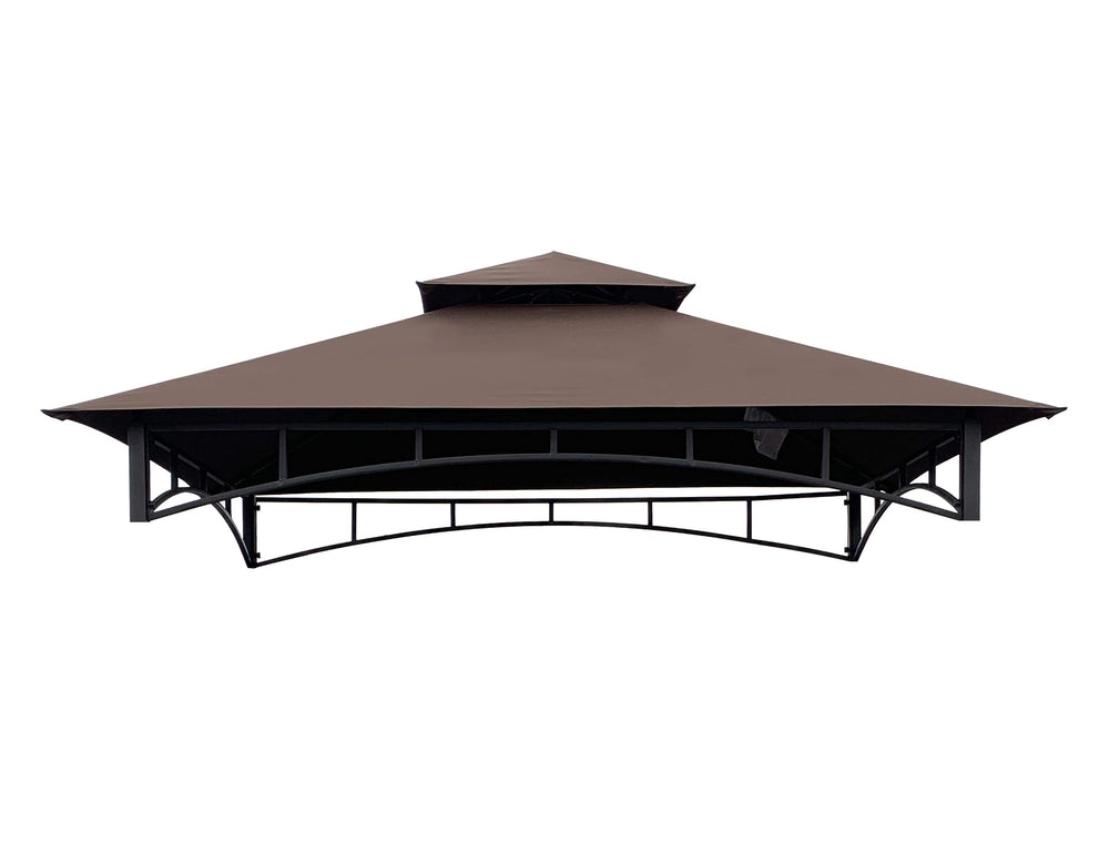 APEX GARDEN vented roof close-up showing double-tier ventilation for airflow