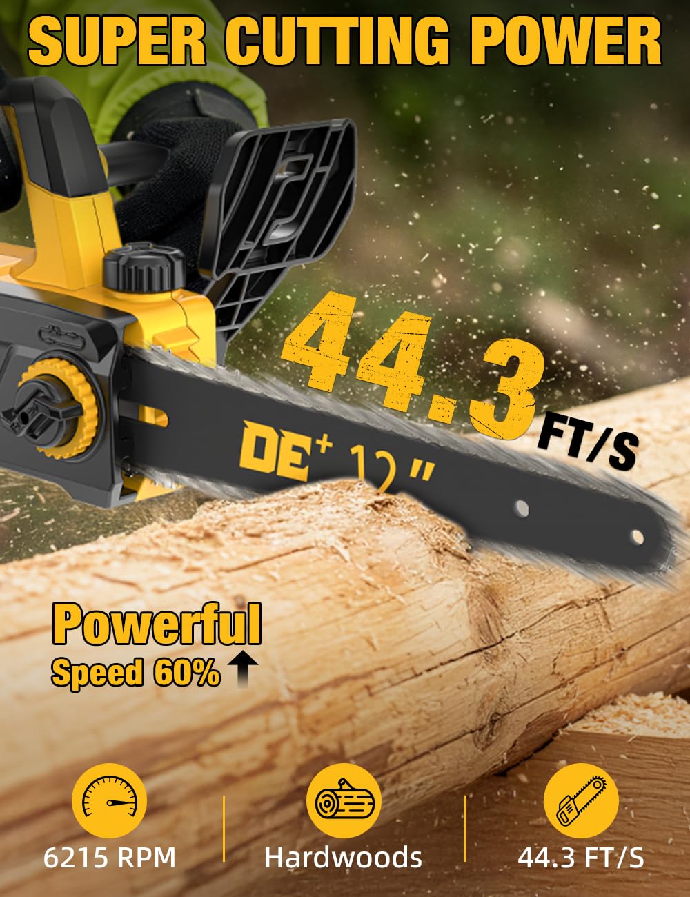 APEXPOWER auto-oiler fill port visible for easy lubrication and reduced wear benefit