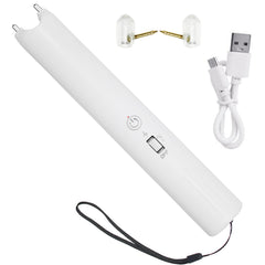 ApexscnView front view showing compact white prod and lanyard for easy carry