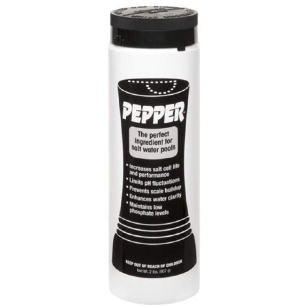 API Pepper front pouch showing label and granular formula, protects equipment