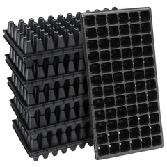 Apipi front view showing full stacked 72-cell trays and organized planting benefit
