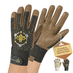 Apis Tactical gloves front packaging showing product and benefits