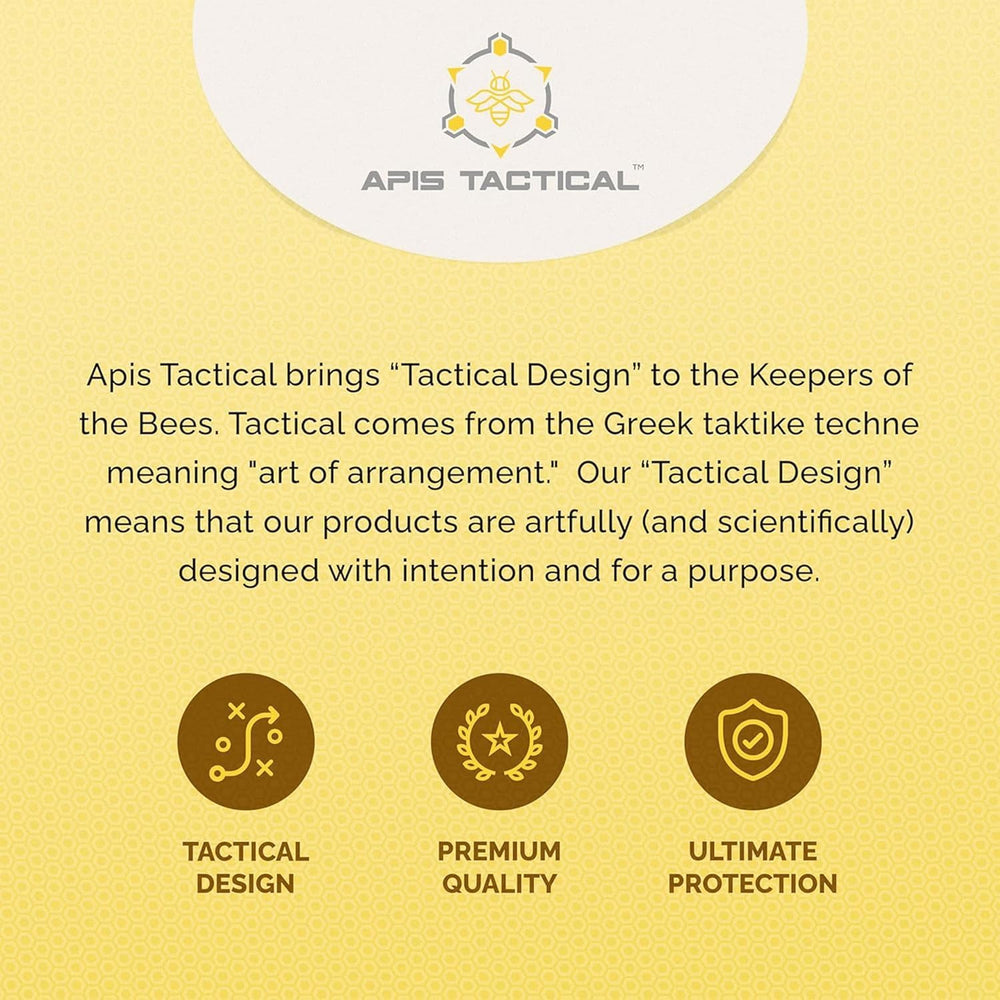 Apis Tactical gloves on beekeeper in apiary showing comfort and protection