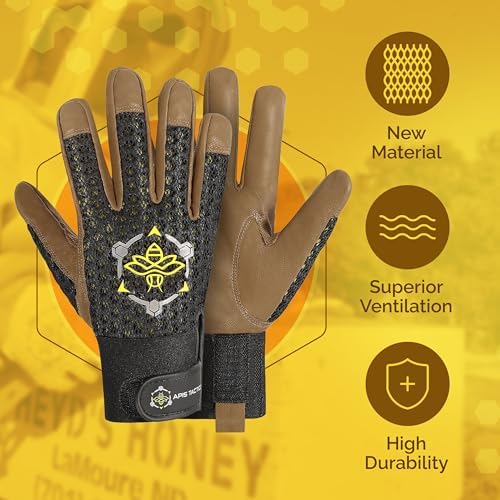 Apis Tactical goatskin palm texture close-up for improved grip