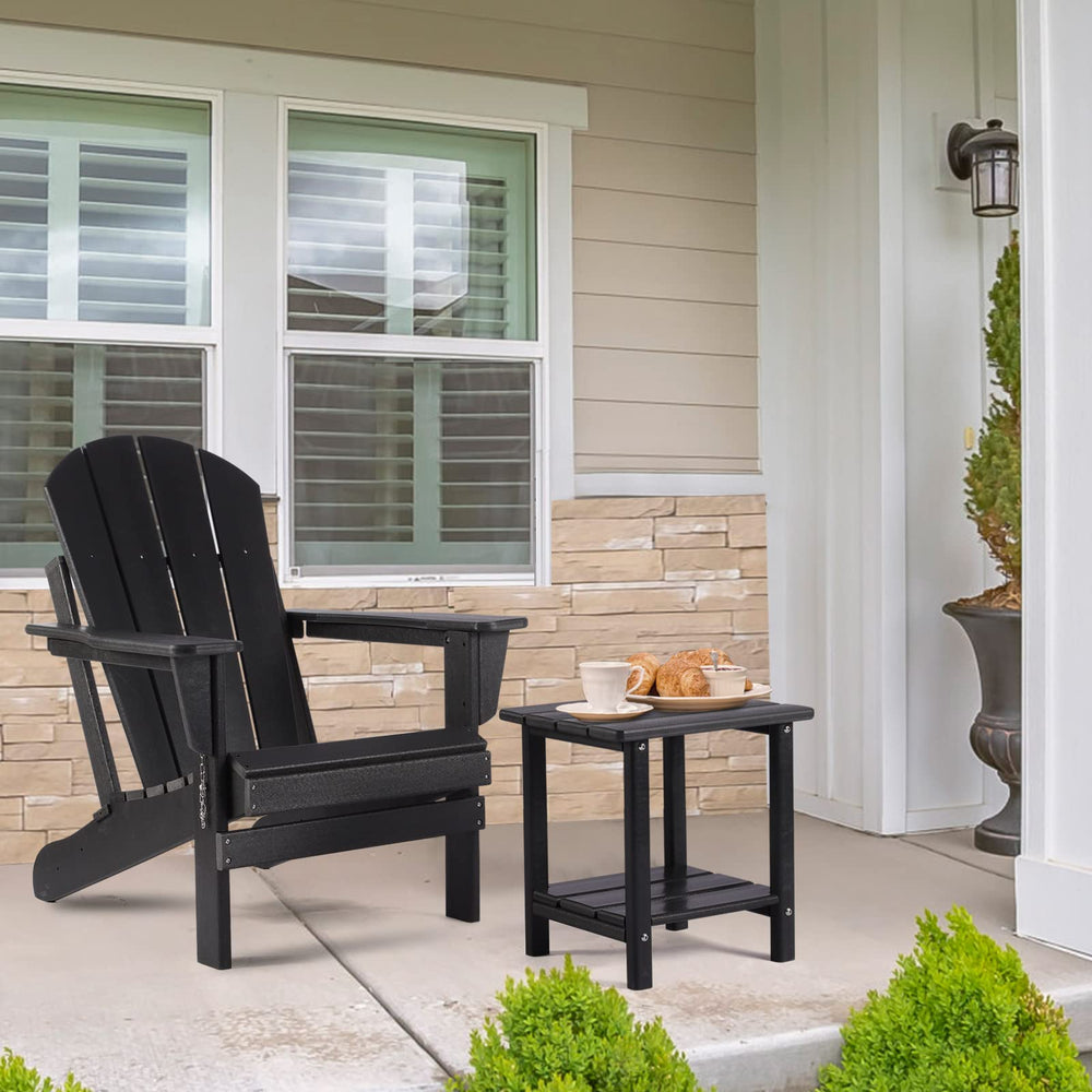 Apolimi tabletop close-up showing weather-resistant surface easy to clean
