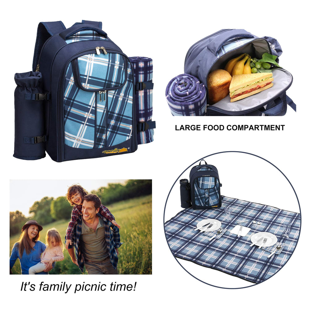 apollo walker insulated food compartment detail with lining, keeps foods cooler longer