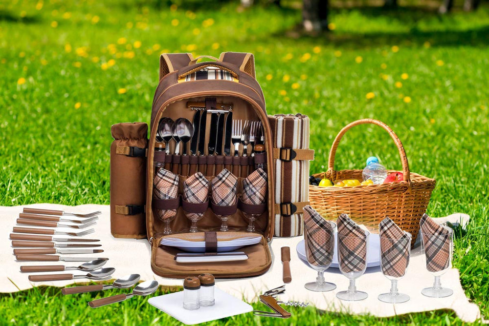 apollo walker packed for park lifestyle shot showcasing ready-to-use picnic setup