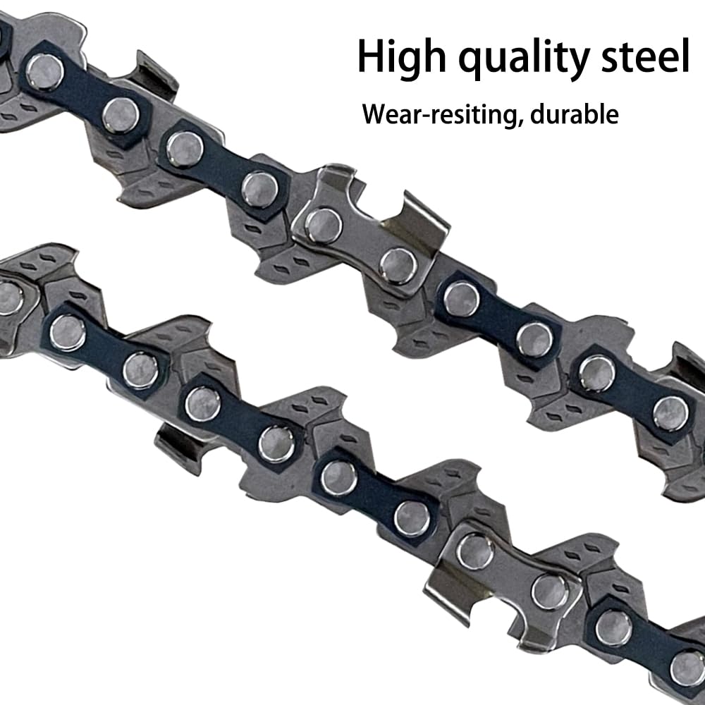 Aporozona close-up of chain teeth showing sharp cutters for efficient trimming