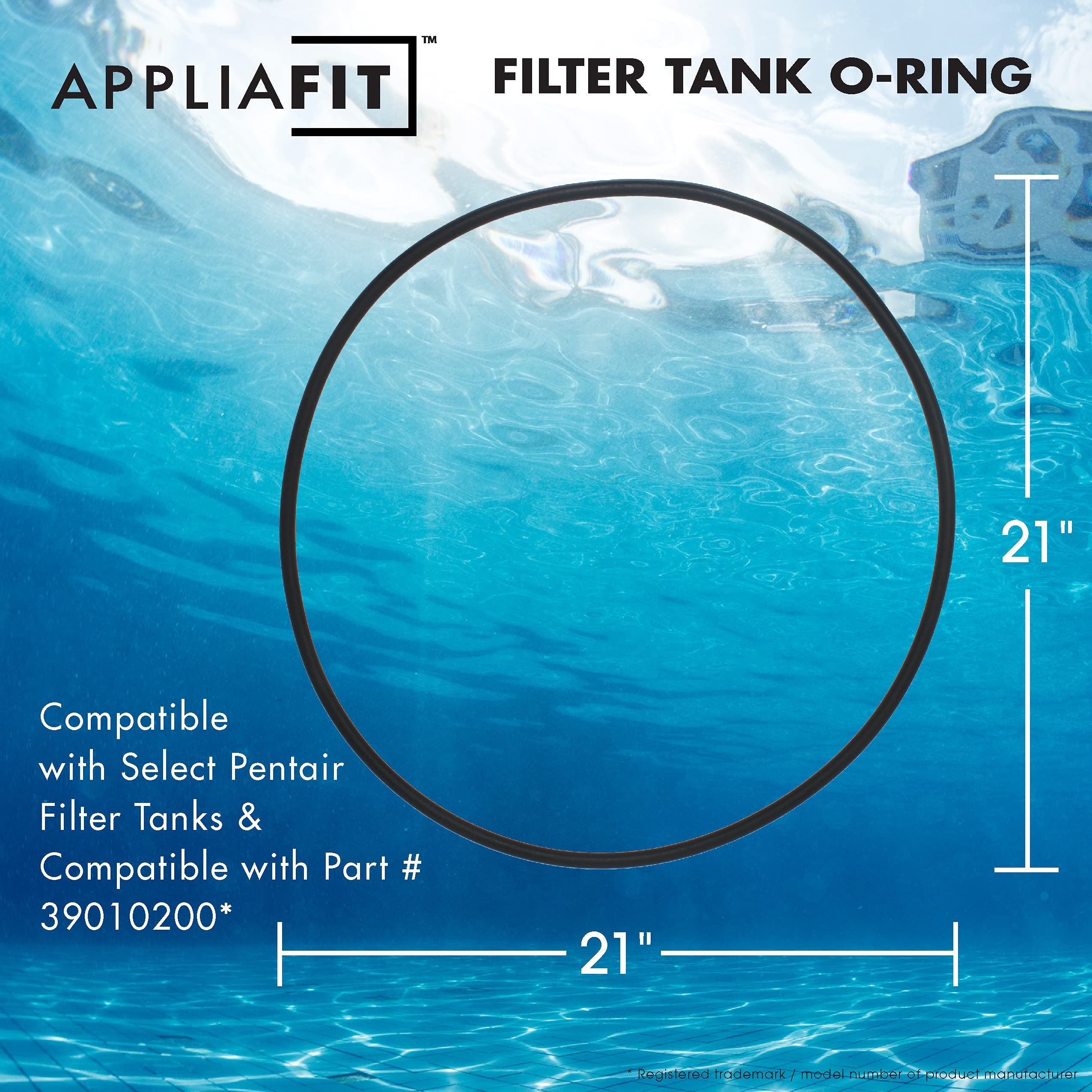 AppliaFit close-up of O-ring groove profile, precise fit improves sealing reliability