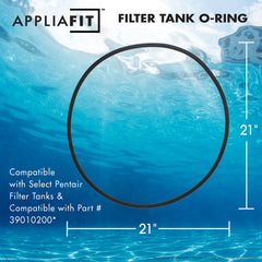 AppliaFit close-up of O-ring groove profile, precise fit improves sealing reliability