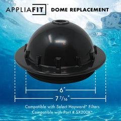 AppliaFit lid sealing surface close-up demonstrating tight gasket area for leak prevention