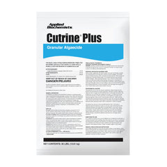 APPLIED BIOCHEMISTS Cutrine-Plus 30 lb bag showing product label and benefits