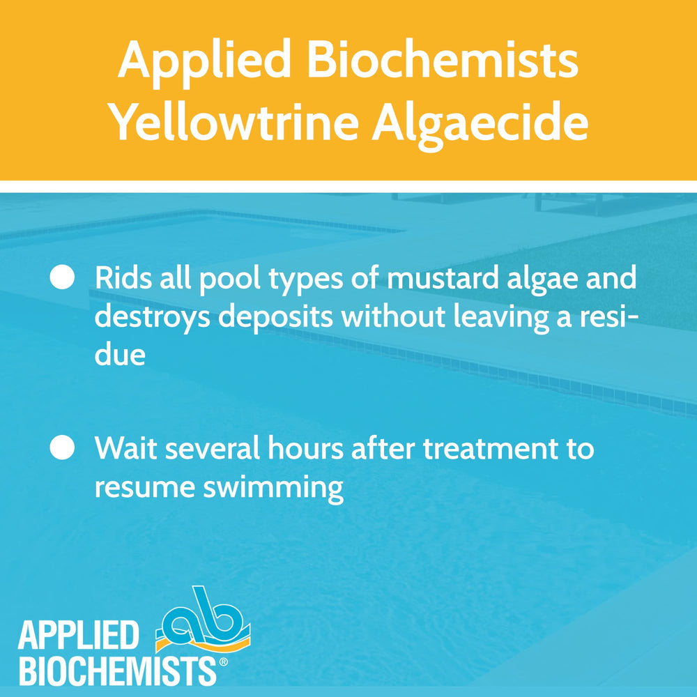 Applied Biochemists Yellowtrine 3 lb container next to a ruler showing scale